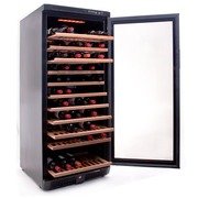 Vinoteca Vinobox-110GC-110 Botellas de vino-Negro-1T