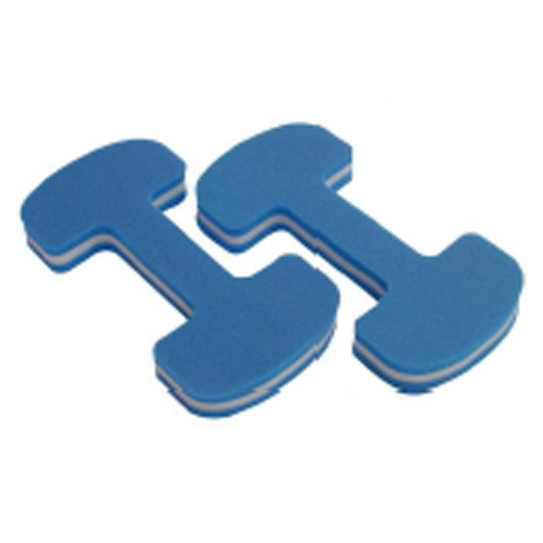Haltera Plana Aquagym para Piscina. Par de Halteras Planas para Fitness Acuático