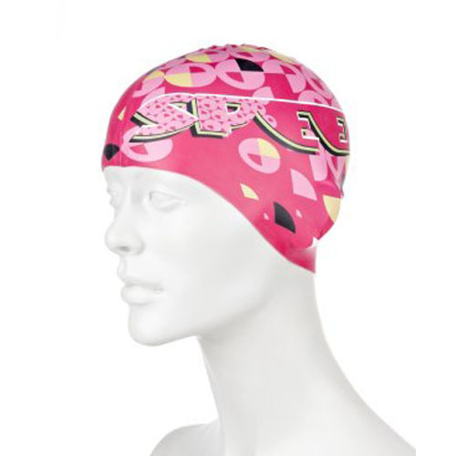 Speedo Gorro de natacion acuatico Infantil SMOOTH DIVE CAP JR FUCSIA