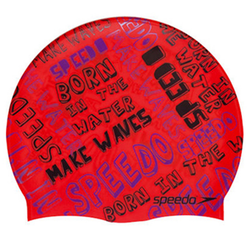 Speedo Gorro de natacion Junior Slogan Cap v13  Speedo Red