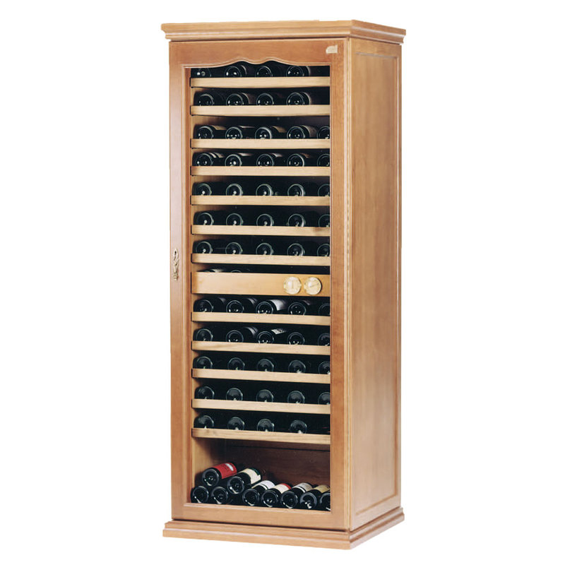 Vinoteca de madera CORONA con sistema Dualviteca