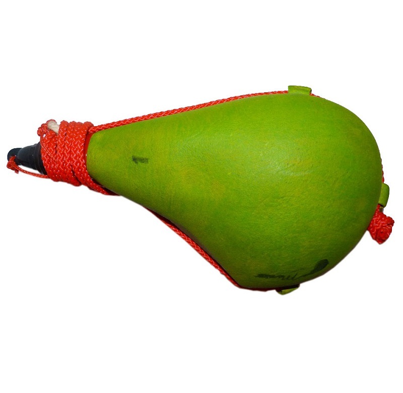 Bota de Vino piel de cabra - Verde