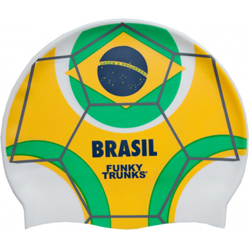 Gorro Silicona FUNKY TRUNKS BRASIL Canarinho Outlet
