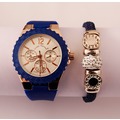 Oferta reloj y pulsera color azul Oferta reloj y pulsera color azul