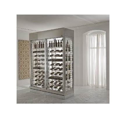 Vinoteca a medida de Acero y Cristal Aveniu Wine