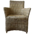 Silla Exterior C/Brazos Rattán 64x54x89cm