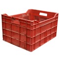 Caja de Plástico Agrícola Roja 49x40x29cm Usada Caja de Plástico Agrícola Roja 49x40x29cm Usada