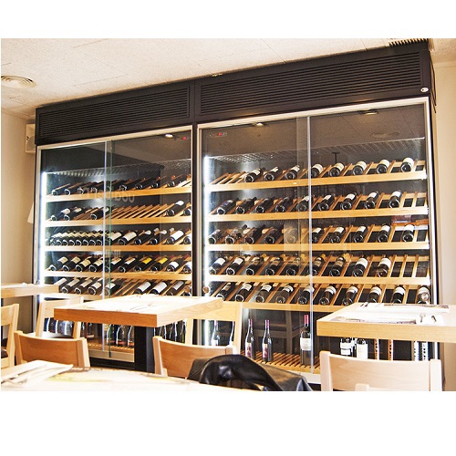 Vinoteca a medida Cristal Wood