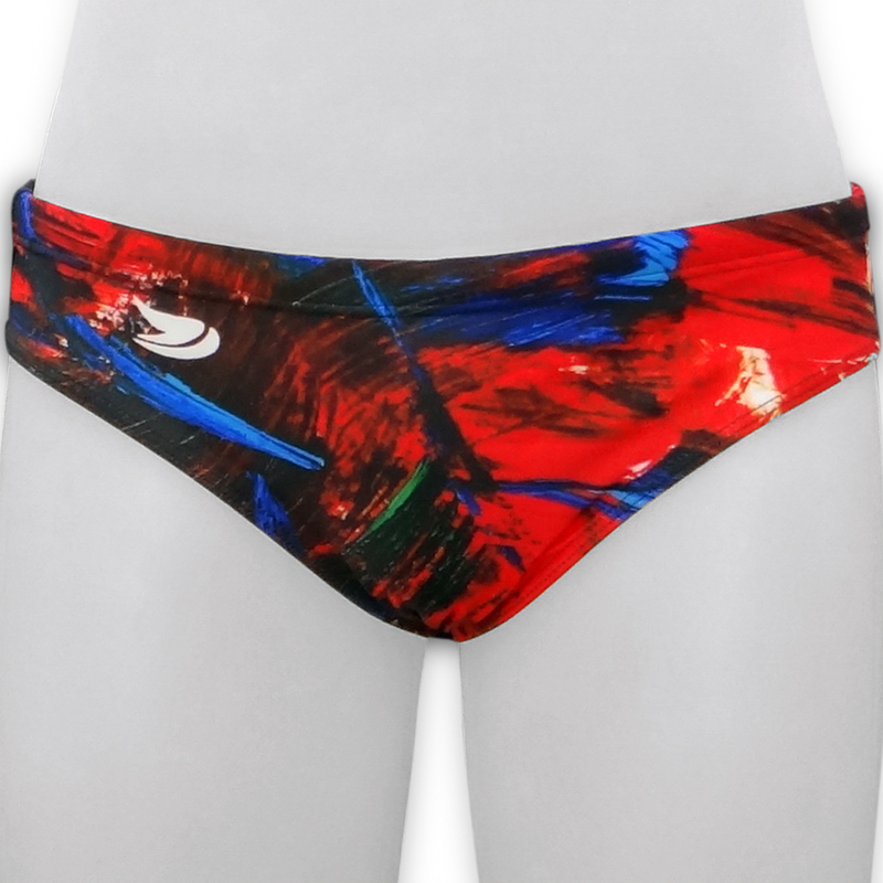 Bañador Natación Hombre TURBO Confort Rojo