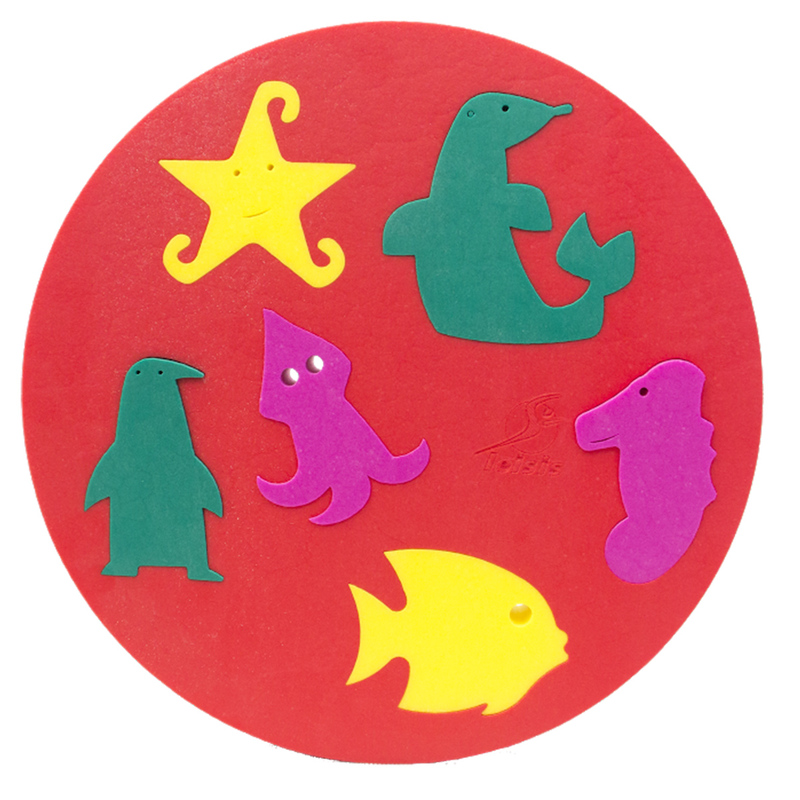 Puzzle Foam Leisis Ocean Redondo 33x3 cm Foam Leisis Garantizado con EVA FLG-E. Colores Surtidos