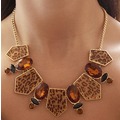 Collar cristales animal print Collar cristales animal print