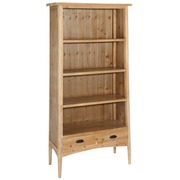 Librería en Madera de Abeto 2 Cajones 40 x 88 x 180 cm