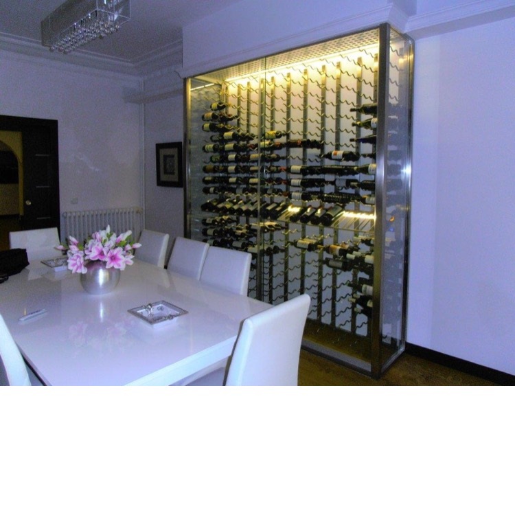 Vinoteca climatizada Acero Inox para domicilio