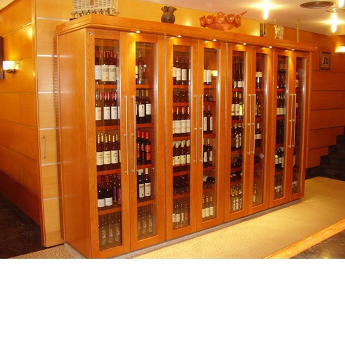Vinoteca madera 4 módulos 