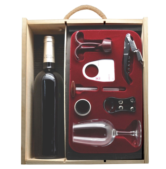 Estuche vino Protocol Greco con botella incluida