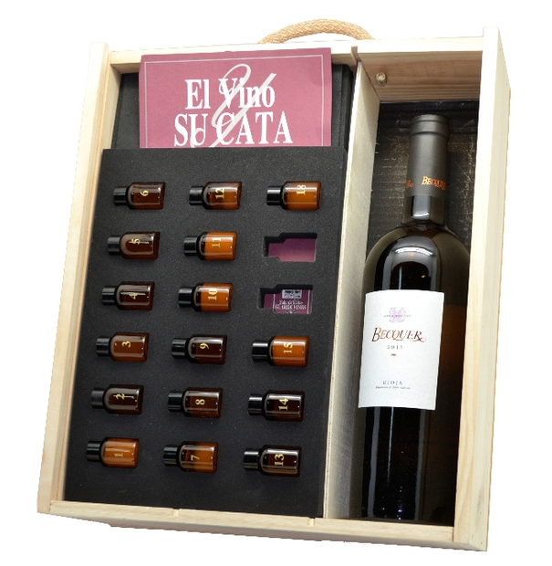 Estuche Protocol Medicine con botella de vino