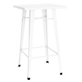 Mesa Alta Industrial Torix en Acero Lacado 60 x 60 x 100 cm