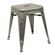 Taburete Cocina Torix Pequeño Galvanizado 31 x 31 x 45 cm