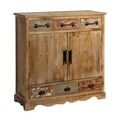 Mueble Recibidor en DM 6 Cajones 38 x 102 x 104