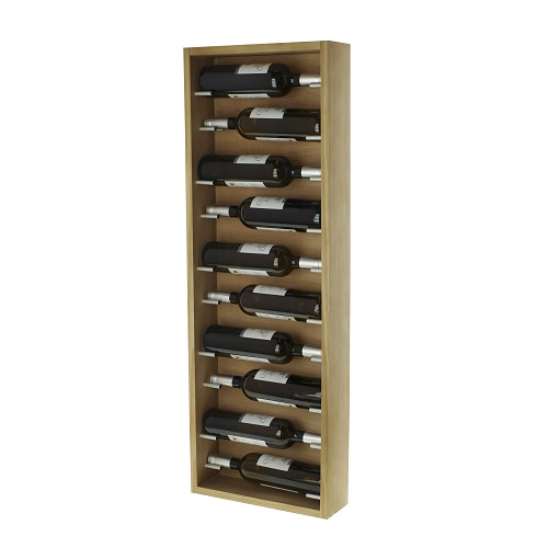 Botellero de Pared Modular para 10 botellas Roble