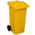 Contenedor 2 Ruedas Amarillo 120 Litros 55.5 х 48 х 93.7 cm