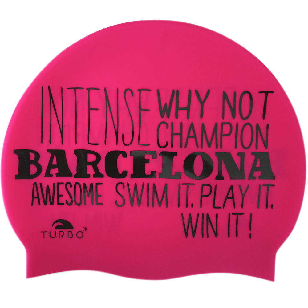 Gorro Natacion Silicona Turbo Barcelona Intense