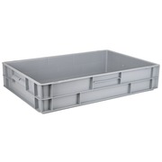 Caja Sólida de Plástico Norma Europa 40 x 60 x 12 cm