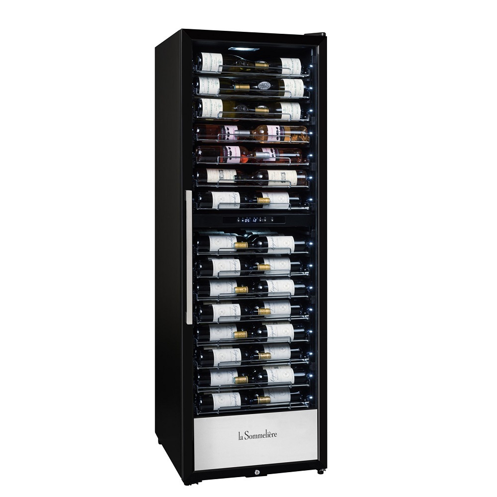 Vinoteca para 152 botellas 2 zonas temperatura La Sommeliere Pro160 DZ