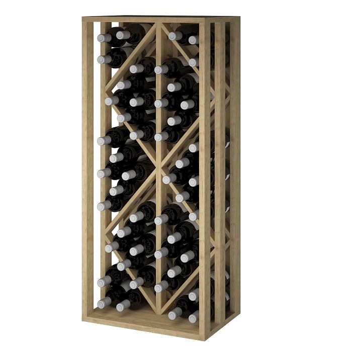 Botellero madera de pino 48 botellas TORAL