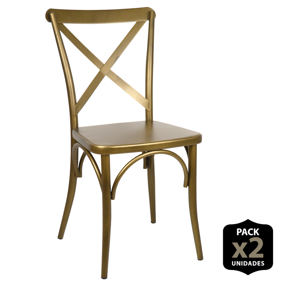 Pack2Silla Industrial de Acero con