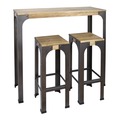 Mesa estilo bar Industrial Alta Bristol