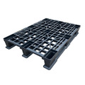 Palet Plástico Usado 80x120 con Patines Encajable Palet Plástico Usado 80x120 con Patines Encajable