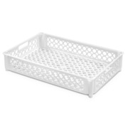 Cesta Calada Apilable Blanca 22 Litros Ref.1564