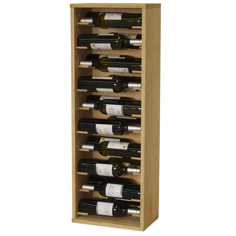 Botellero de Pared Modular para 20 botellas Roble claro EX9222