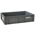 Caja Plástica Euro Box Usada Paredes Cerradas 40 x 60 x 15 cm