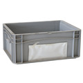 Caja Plástica Euro Box Usada Paredes Cerradas 30 x 40 x 17 cm