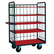 Cestón 5 Baldas con Ruedas de Goma 