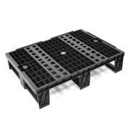 Medio Palet Ligero con 3 Patines 800x600 Ref.BASIC 0806-O3  