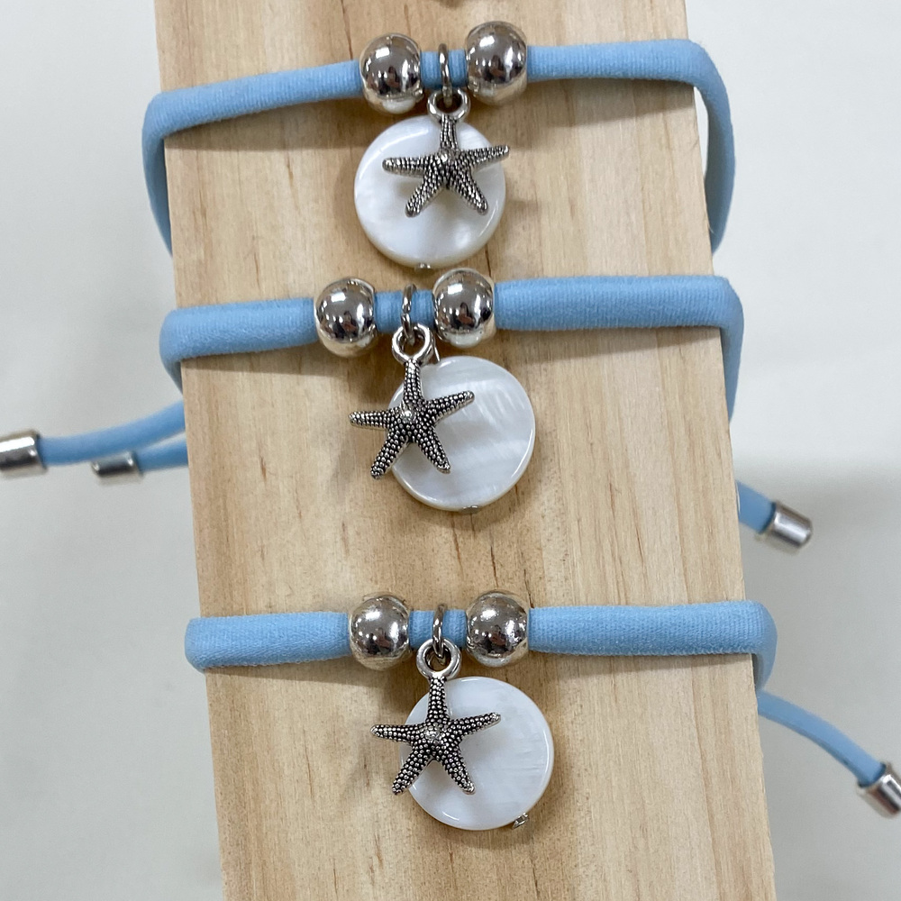 Pulsera Estrella Mar azul |