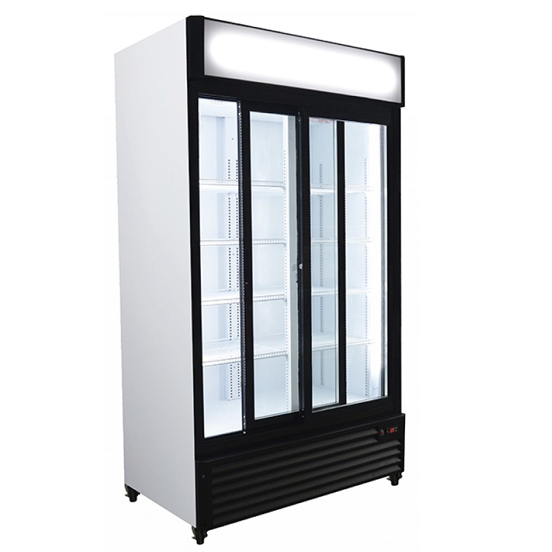 Expositor refrigerado 2 puertas correderas 1000 litros CH CDS 1000S