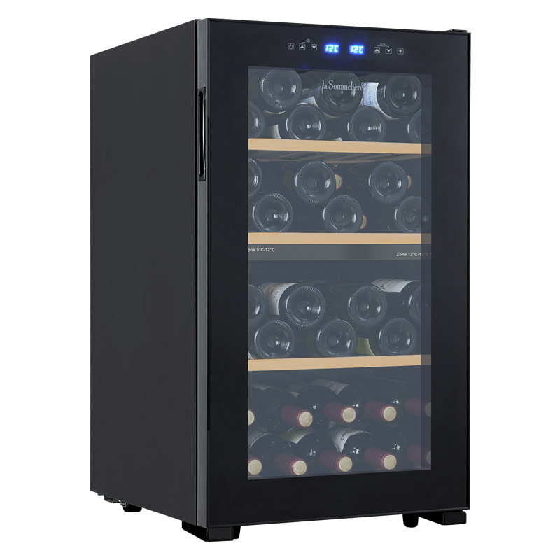Vinoteca 2 temperaturas 50 botellas La Sommeliere LS512Z-Black | vinotecas.com