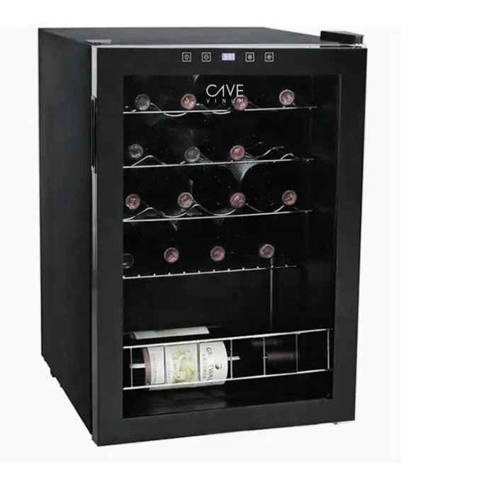 Vinoteca negra 18 botellas compresor Cave Vinum CV-18C 