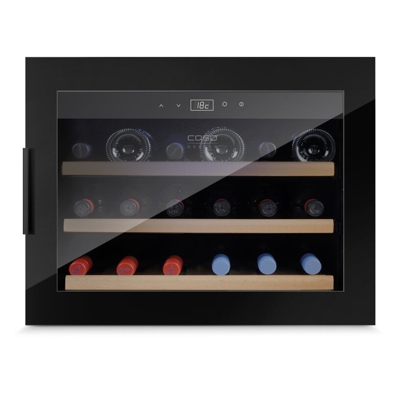 Vinoteca encastrable en columna para cocina 18 botellas WineSafe 18 EB Black