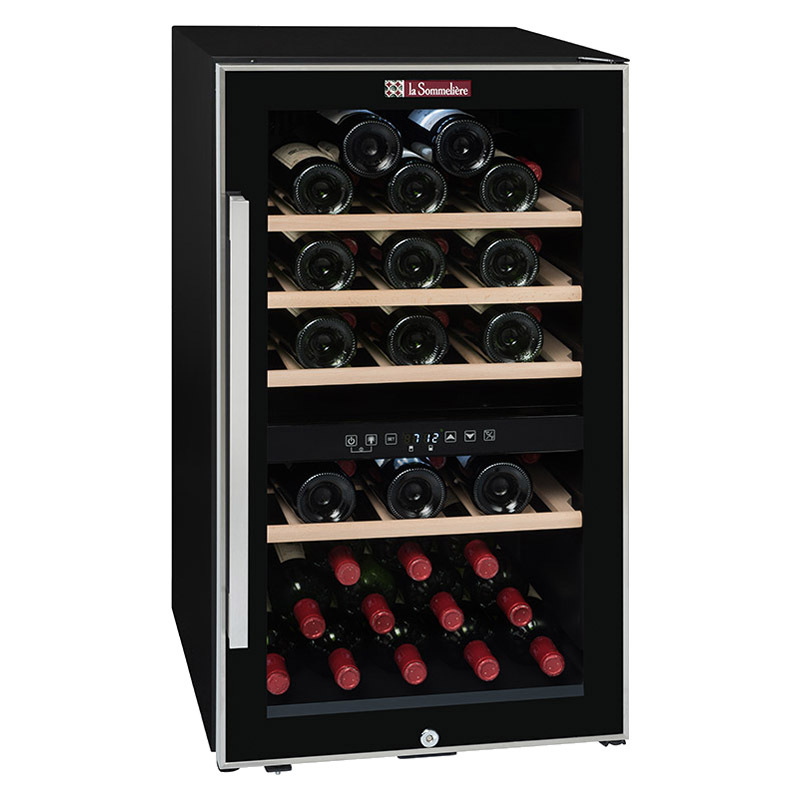 Vinoteca 50 botellas dos zonas de Temperatura La Someliere ECS51-2Z   