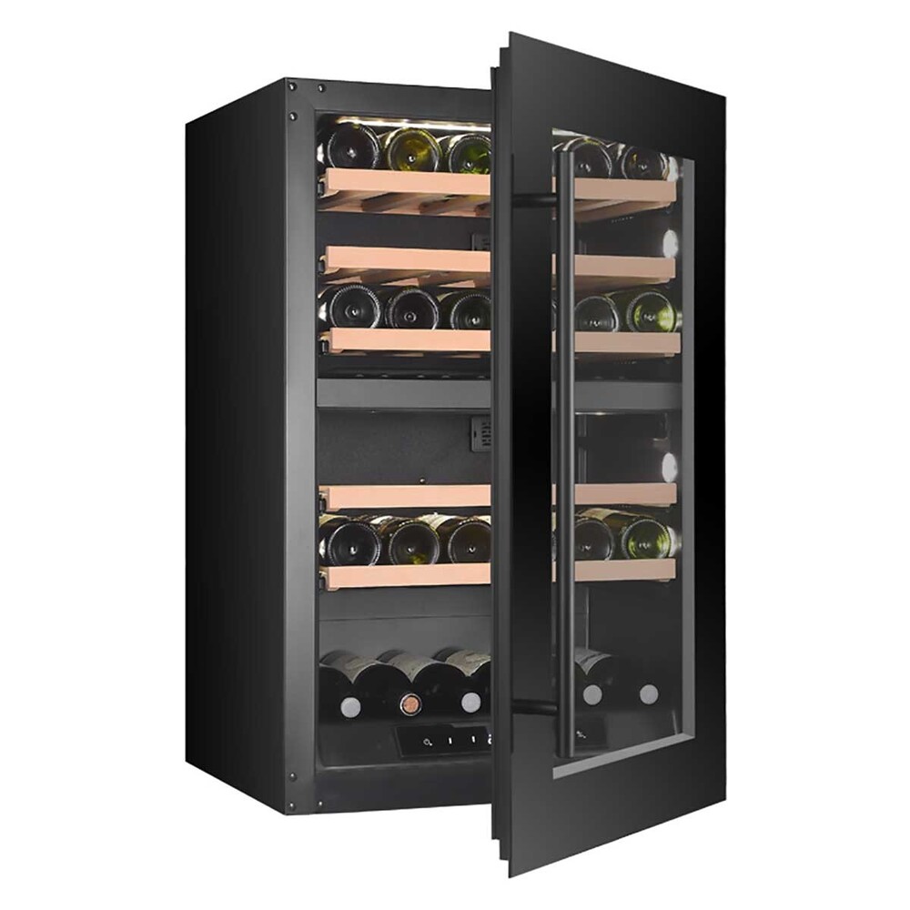 Vinoteca Cavanova encastrable columna  2 zonas de temperatura 42 botellas CV042KT-2T 