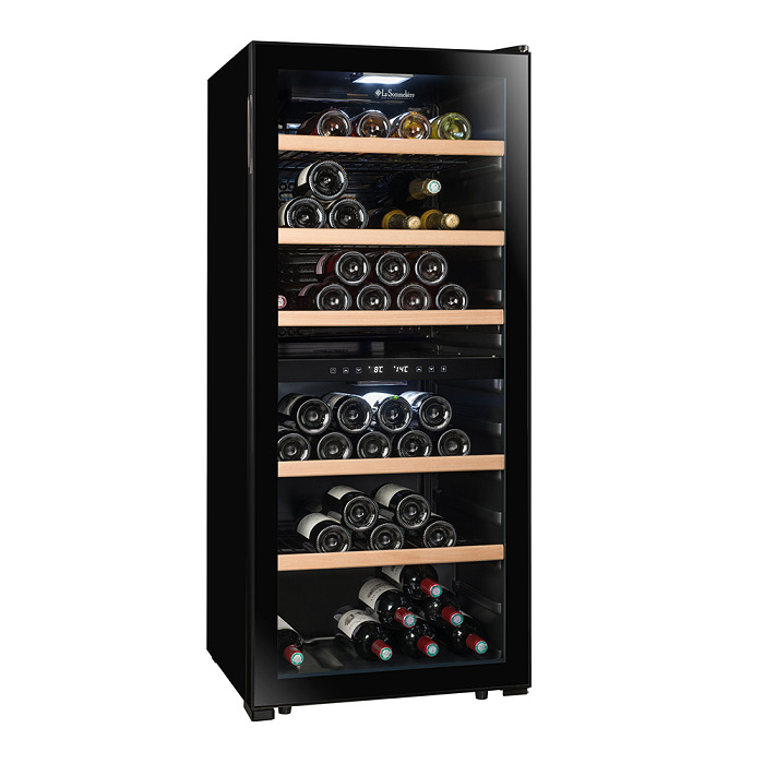 Vinoteca 2 temperaturas 102 botellas La Sommeleire LS102DZBLACK