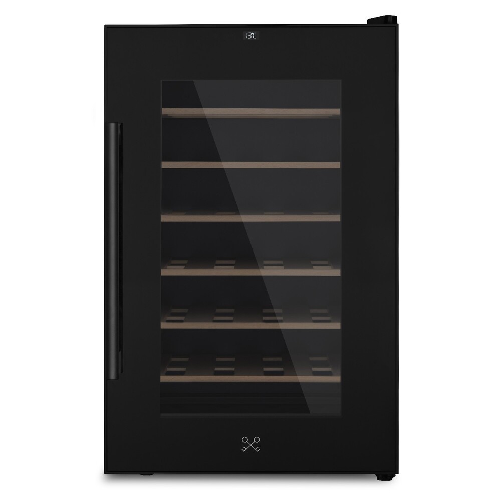 Vinoteca negra 28 botellas CAVCB28