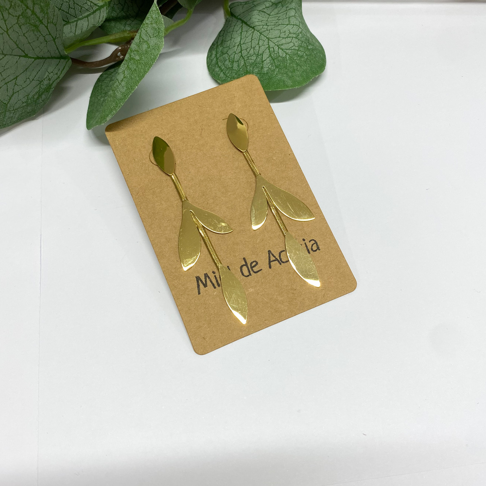 Pendientes Flor Largos