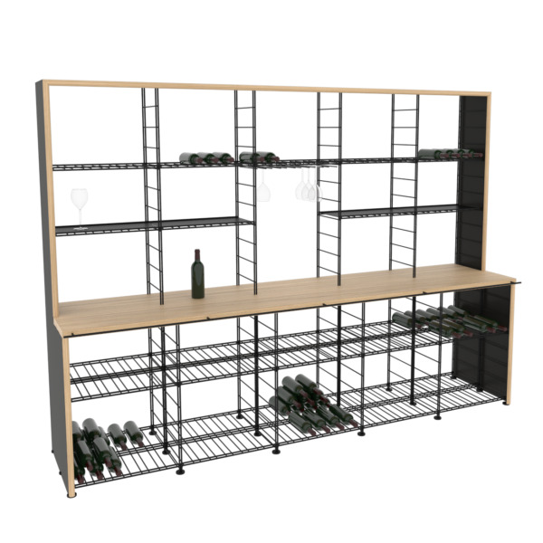 Mueble para exponer y vender vino con capacidad de hasta 1000 botellas - Marchand de Vin 
