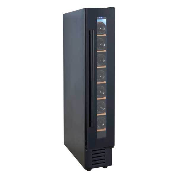 Vinoteca integrable bajo encimera 7 botellas Vinobox 7 Design Negra